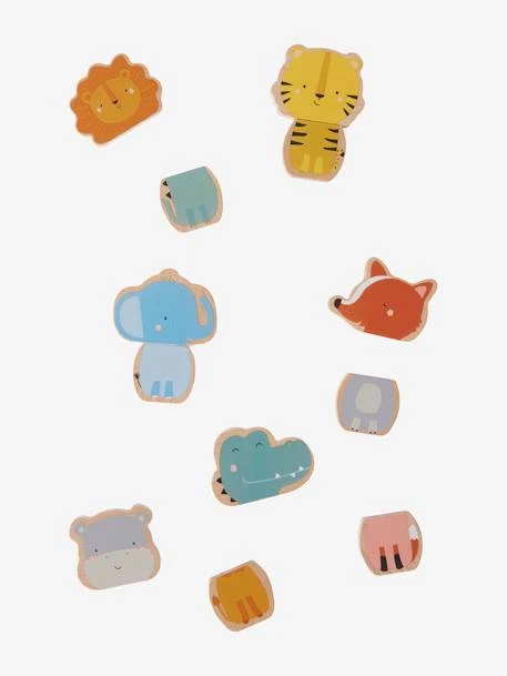 Animaux Magnétiques à Assembler En Bois FSC® Multicolore - Vertbaudet - Image 2