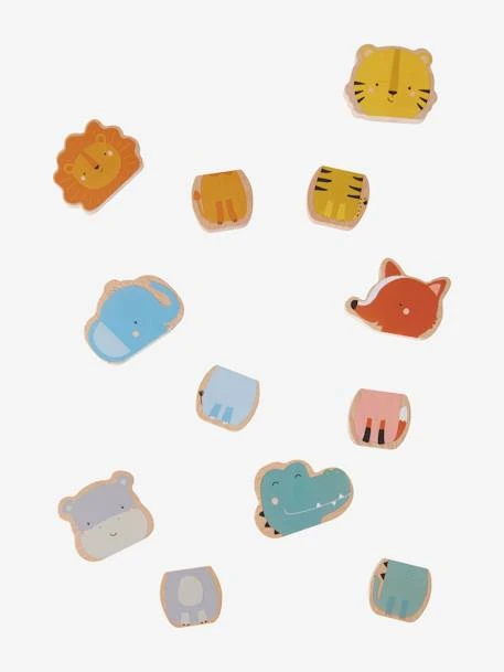 Animaux Magnétiques à Assembler En Bois FSC® Multicolore - Vertbaudet - Image 4