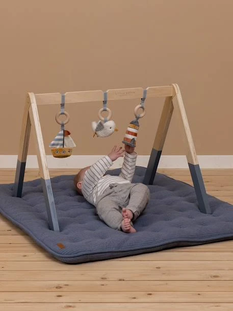 Arche En Bois D'Éveil Mouette Sailors Bay - LITTLE DUTCH Bleu Grisé - Little Dutch