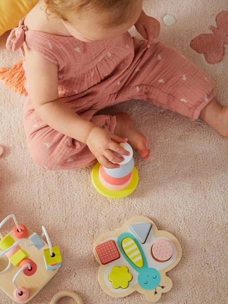 Coffret De 3 Jeux D'éveil En Bois FSC® Multicolore - Vertbaudet - Image 3