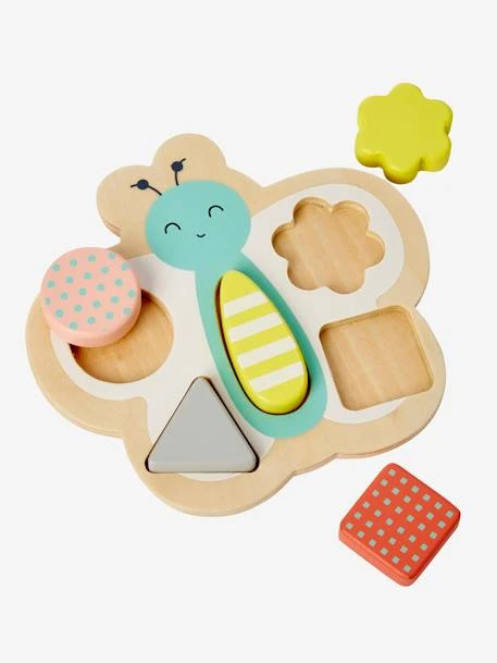 Coffret De 3 Jeux D'éveil En Bois FSC® Multicolore - Vertbaudet - Image 4