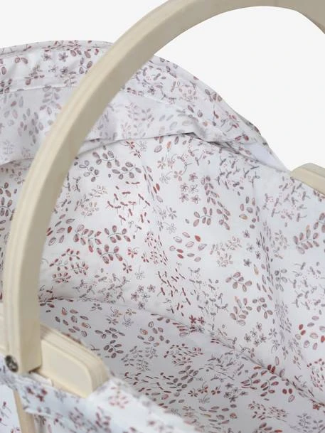 Couffin Pour Poupon En Bois FSC® Et Tissu Beige - Vertbaudet - Image 4