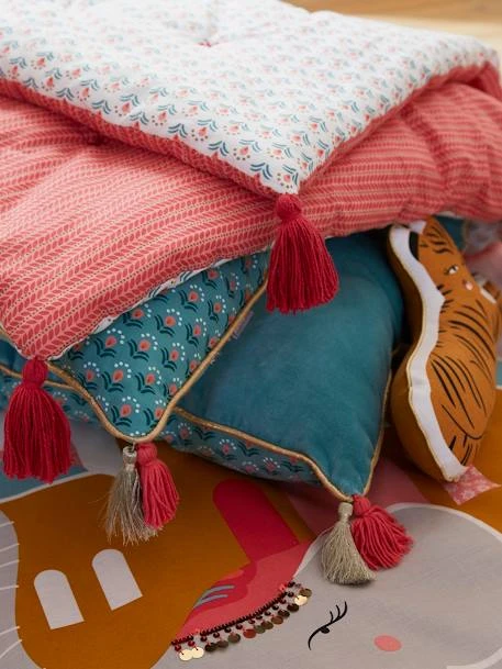 Couvre-lit EDEN INDIA Rose / Multicolore - Vertbaudet - Image 2