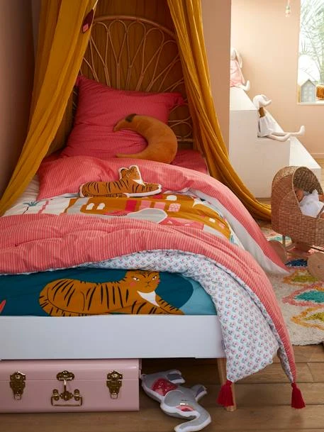 Couvre-lit EDEN INDIA Rose / Multicolore - Vertbaudet - Image 3