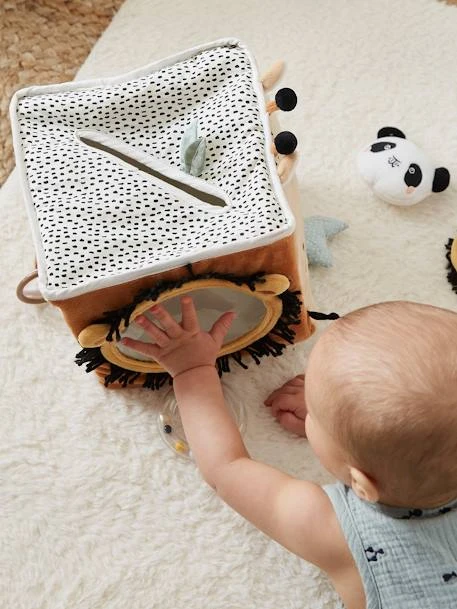 Grand Cube D'activités En Tissu TANZANIE Multicolore - Vertbaudet - Image 4