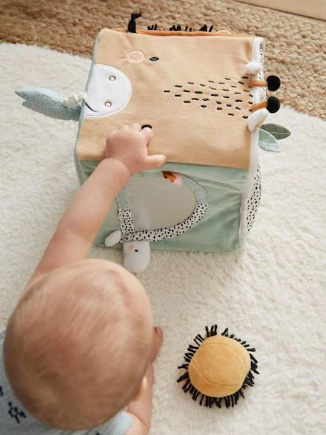 Grand Cube D'activités En Tissu TANZANIE Multicolore - Vertbaudet - Image 5