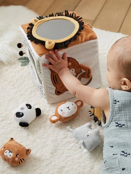 Grand Cube D'activités En Tissu TANZANIE Multicolore - Vertbaudet - Image 6