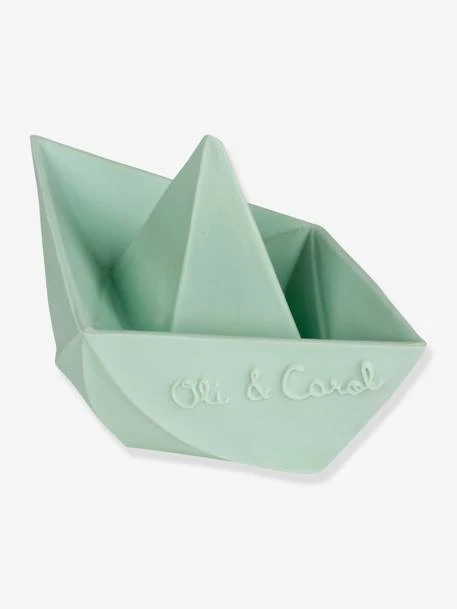 Jouet De Bain Bateau Origami - OLI & CAROL Menthe - Oli Et Carol - Image 2