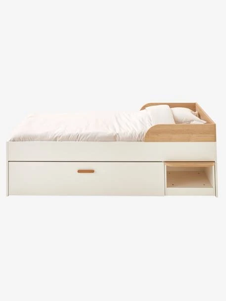 Lit Enfant Multi Rangements HAPPY Blanc - Vertbaudet - Image 5