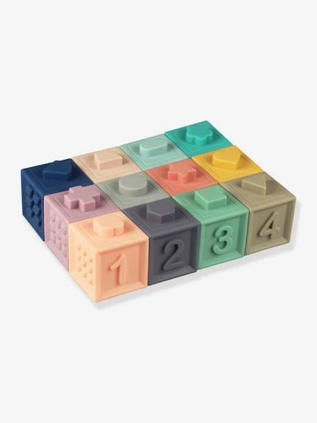 Mes Premiers Cubes éducatifs - Babytolove Pastel Multicolore - Baby To Love - Image 2