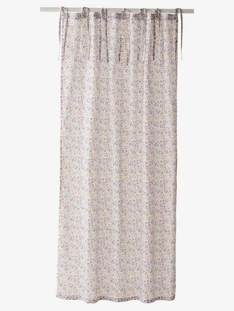 Rideau Voilage PLACE DU LILAS écru / Multicolore - Vertbaudet - Image 3