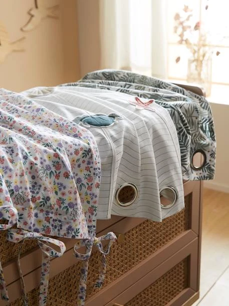 Rideau Voilage PLACE DU LILAS écru / Multicolore - Vertbaudet - Image 4