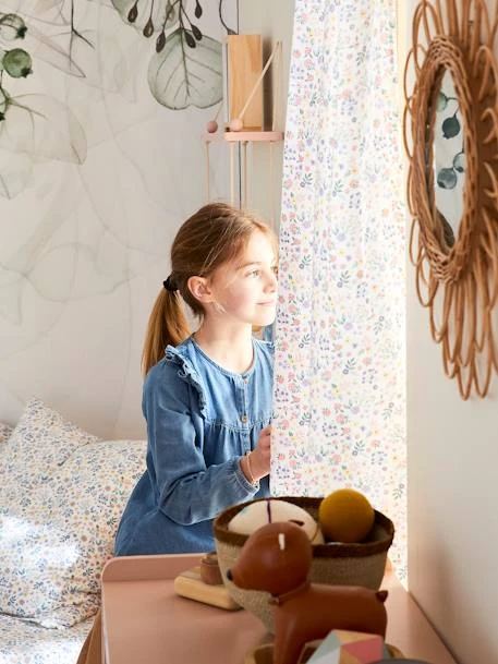 Rideau Voilage PLACE DU LILAS écru / Multicolore - Vertbaudet - Image 5