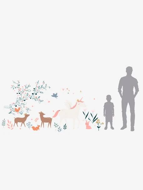 Sticker Géant Forêt Enchantée Gris - Vertbaudet - Image 3